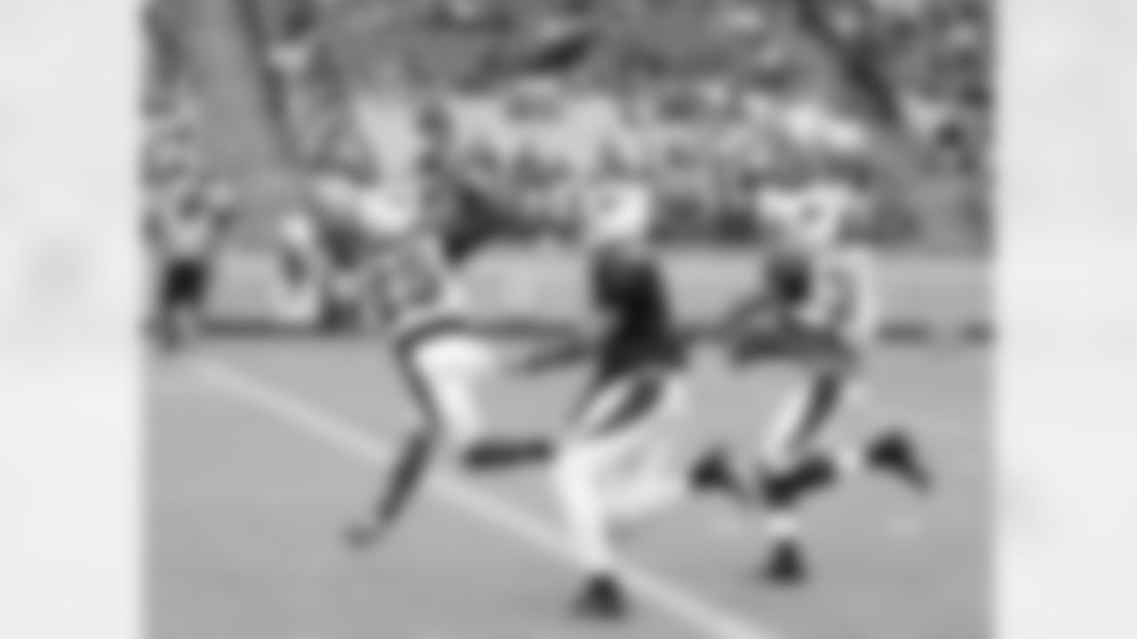 CB Jerraud Powers pulls in an interception