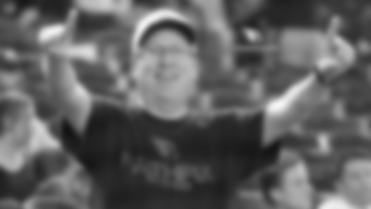 Cardinals fan at the Diamondbacks game