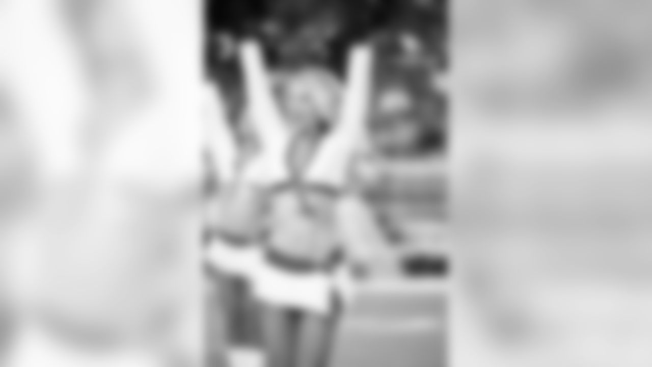 Images of Cardinals cheerleader Darby during the 2018 season