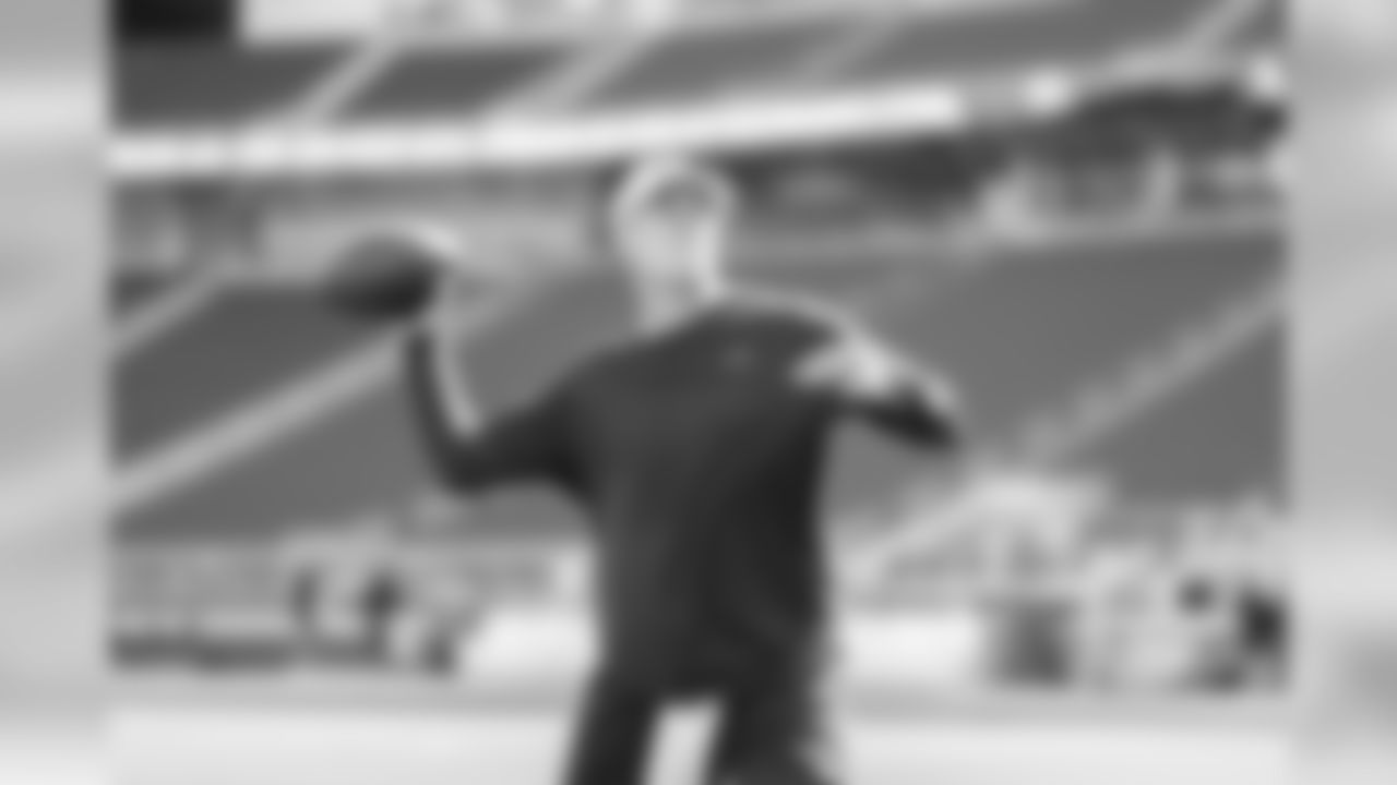 Philip Rivers warms up before the Bolts take on the San Francisco 49ers in the last preseason game at Levi's Stadium.