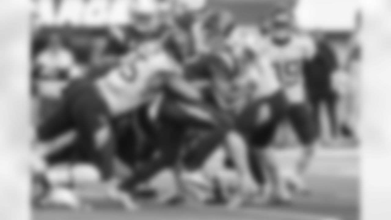 The Los Angeles Chargers defeated the Tennessee Titans by a score of 17-14 at SoFi Stadium on December 18, 2022 in Inglewood, California.