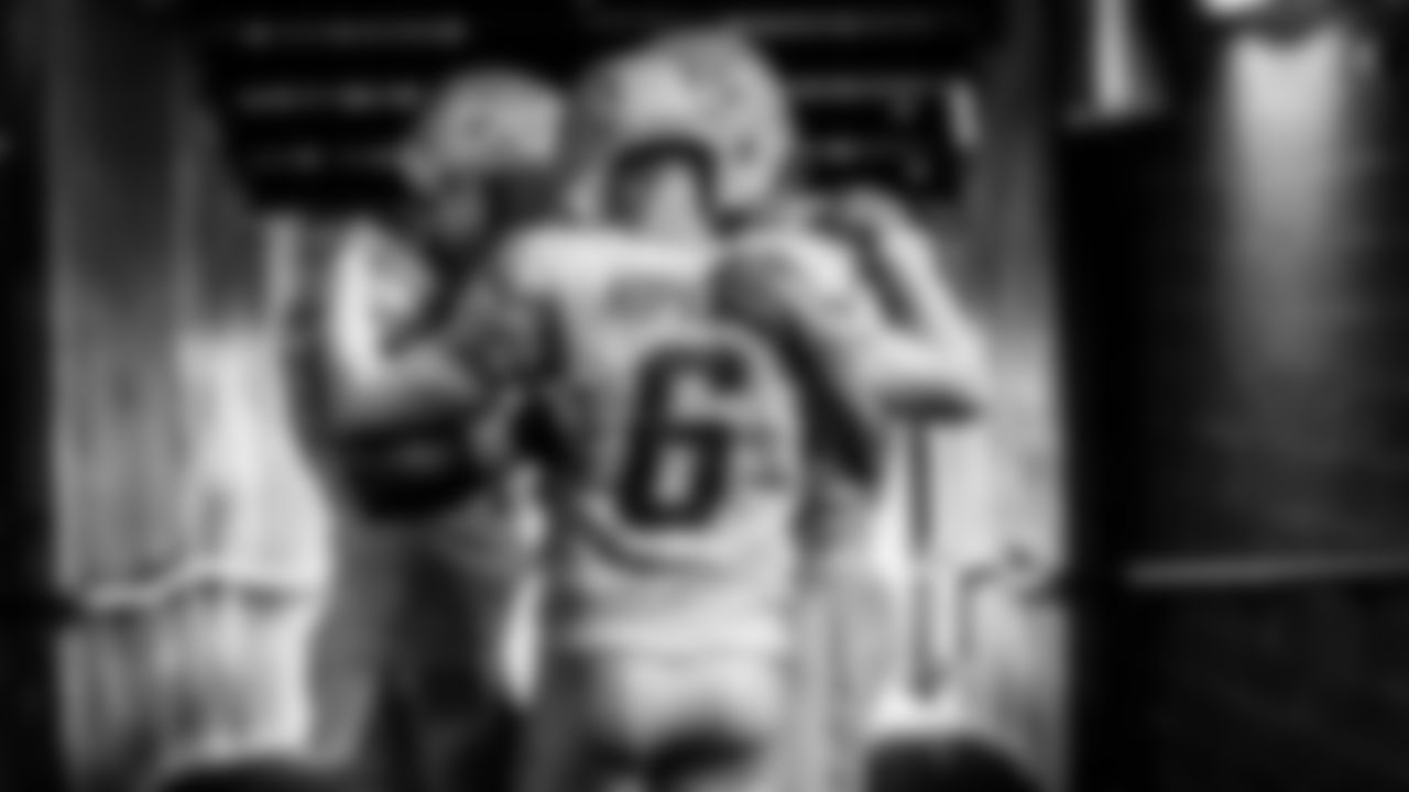 Take a look at the best black and white photos from when the Los Angeles Chargers defeated the Houston Texans by a score of 34-24 at NRG Stadium on October 2nd, 2022 in Houston, Texas.