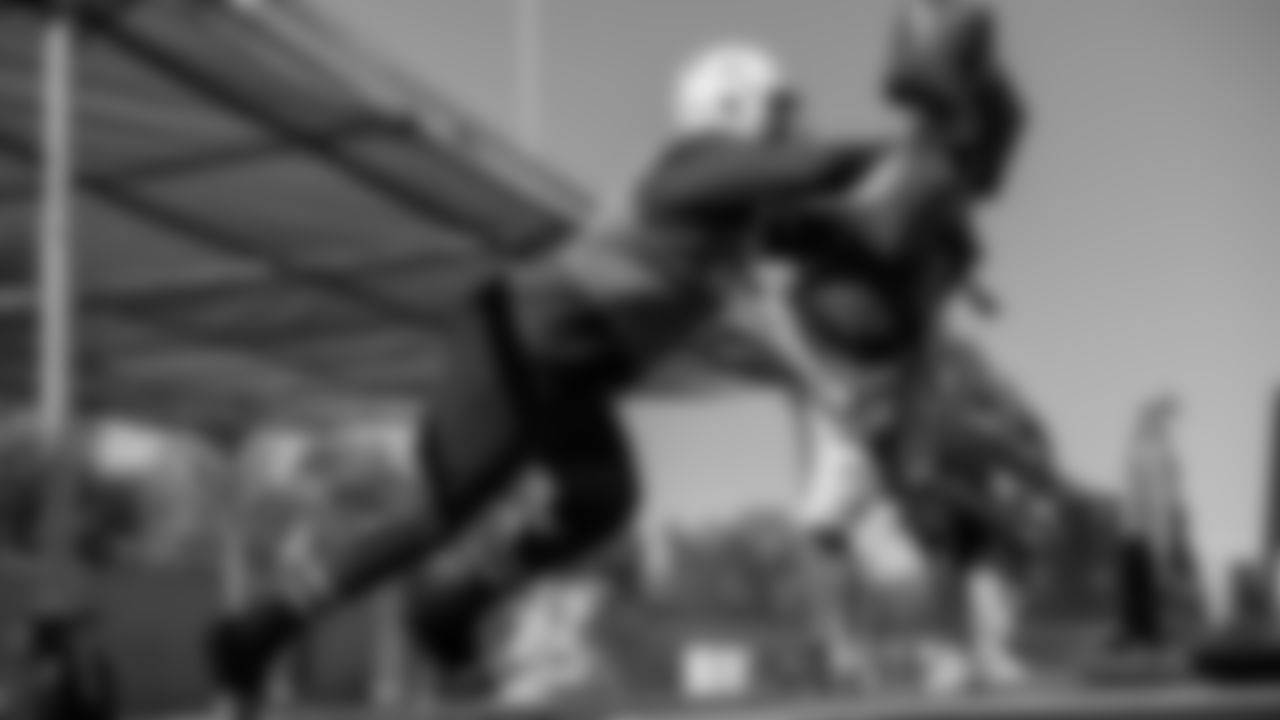The Los Angeles Chargers prepare to play against the Houston Texans at NRG Stadium on October 2, 2022 in Houston, Texas.