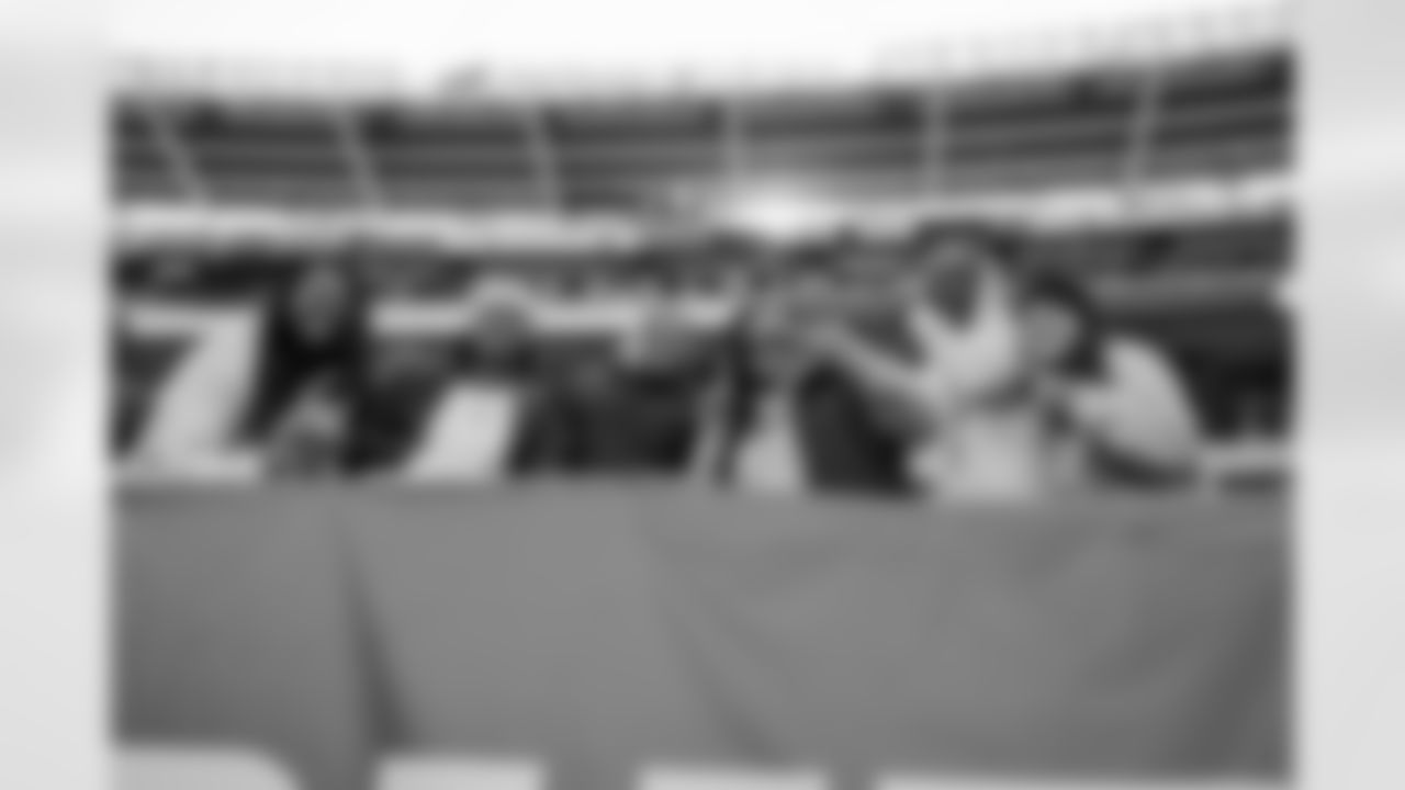 The Los Angeles Chargers prepare to play against the Cleveland Browns at FirstEnergy Stadium on October 9, 2022 in Los Angeles, California.