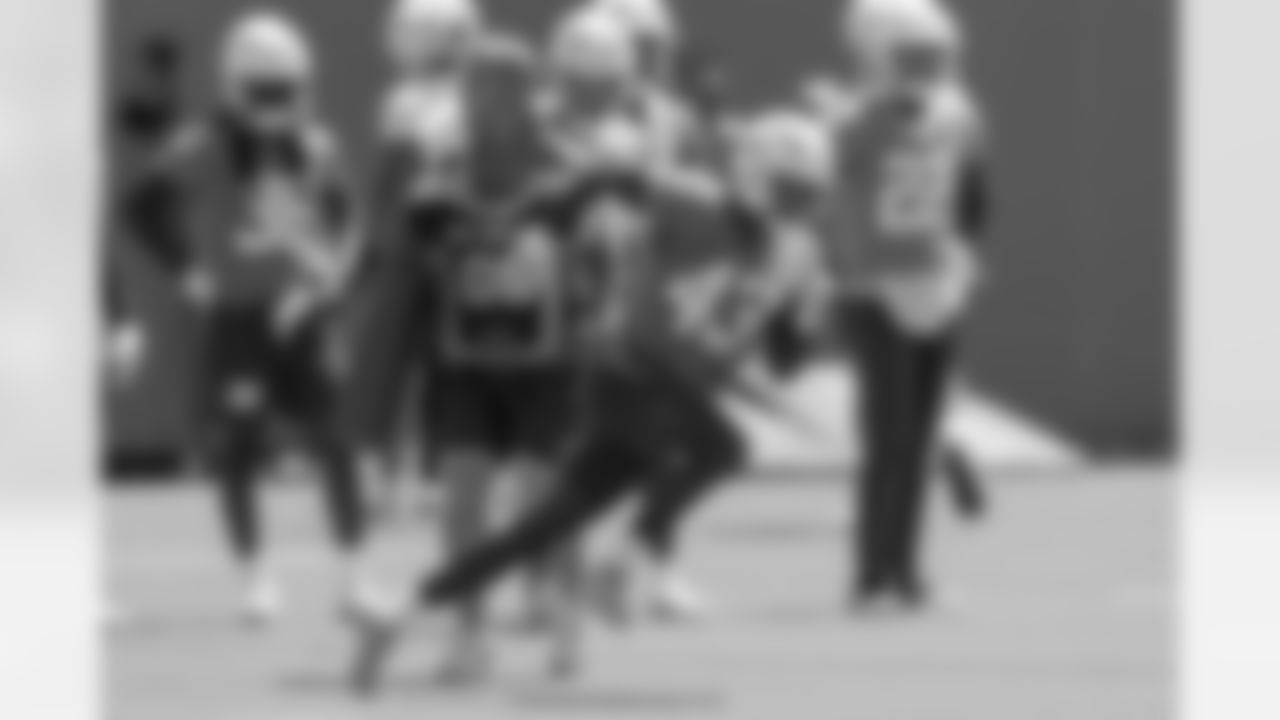 The Los Angeles Chargers practice on Tuesday, August 29, 2023 at Hoag Performance Center in Costa Mesa, CA.