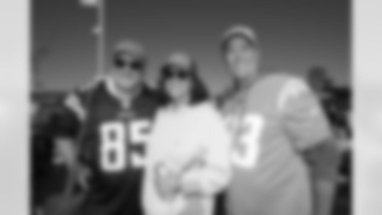 Bolt Fam show up at SoFi Stadium to root against the Tennessee Titans on December 11, 2022 in Inglewood, California.
