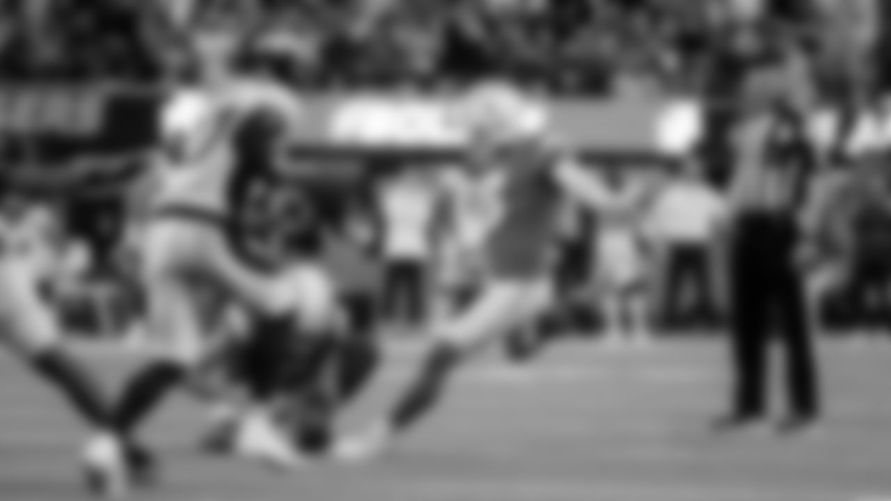 Here's a top shot from a game against the Broncos in 2022.