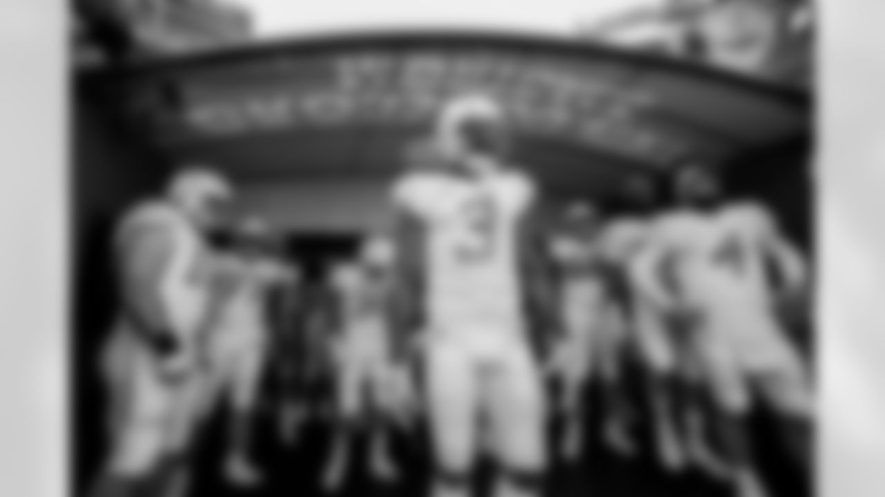 The Los Angeles Chargers prepare to play against the Cleveland Browns at FirstEnergy Stadium on October 9, 2022 in Los Angeles, California.