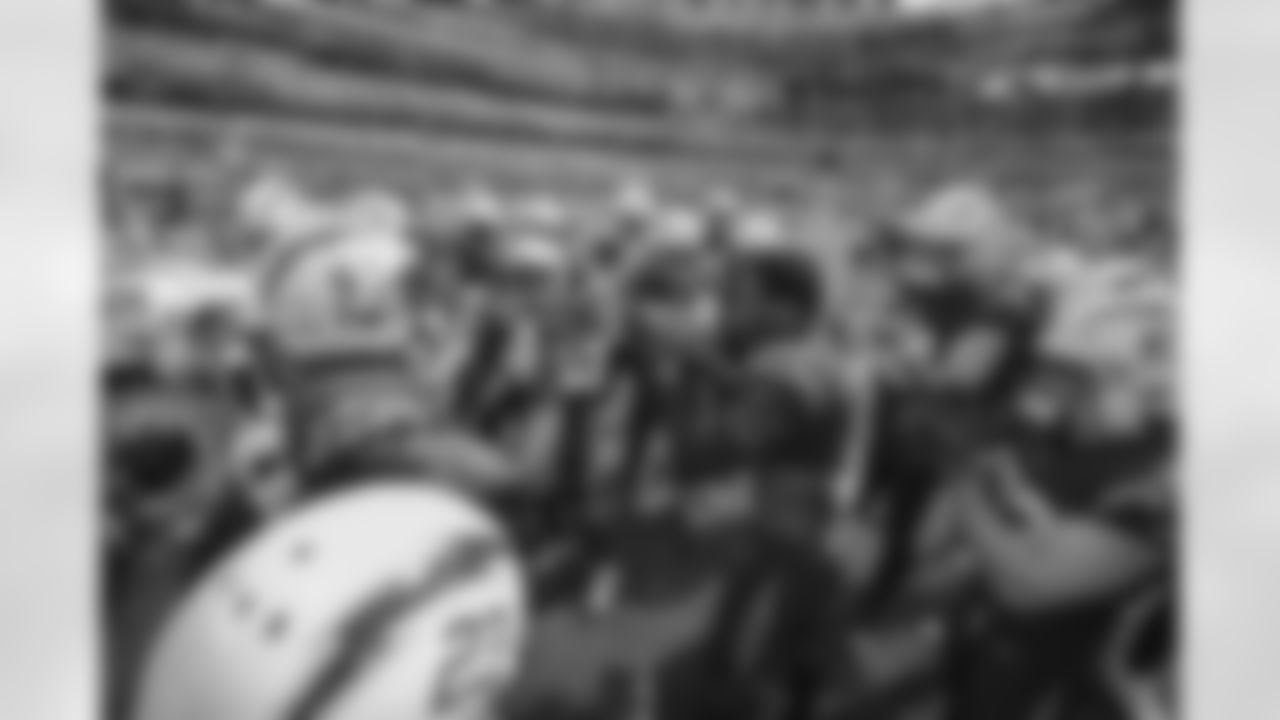 The Los Angeles Chargers prepare to play against the Seattle Seahawks at SoFi Stadium on October 23, 2022 in Inglewood, California.