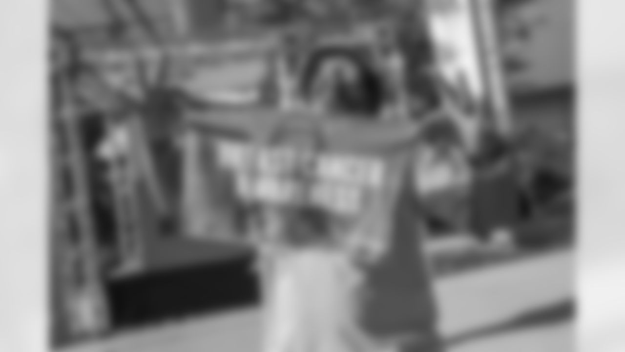 Bolt Fam show up to SoFi Stadium to root against the Denver Broncos on October 17, 2022 in Los Angeles, California.