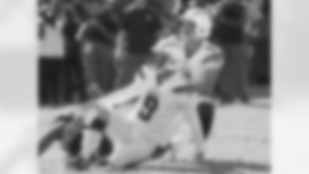 Los Angeles Chargers vs. the Oakland Raiders at Oakland Alameda Coliseum on Sunday, Oct. 15, 2017. The Chargers won 17-16.