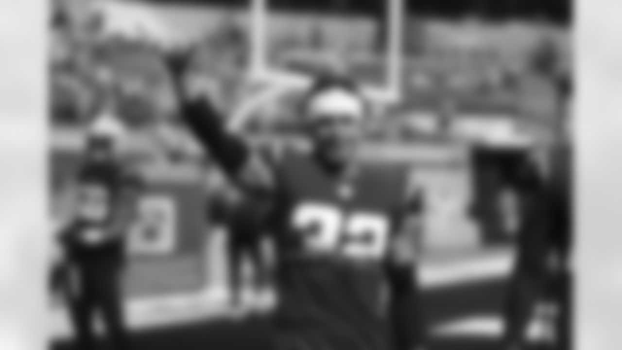 The Los Angeles Chargers prepare to play against the Seattle Seahawks at SoFi Stadium on October 23, 2022 in Inglewood, California.