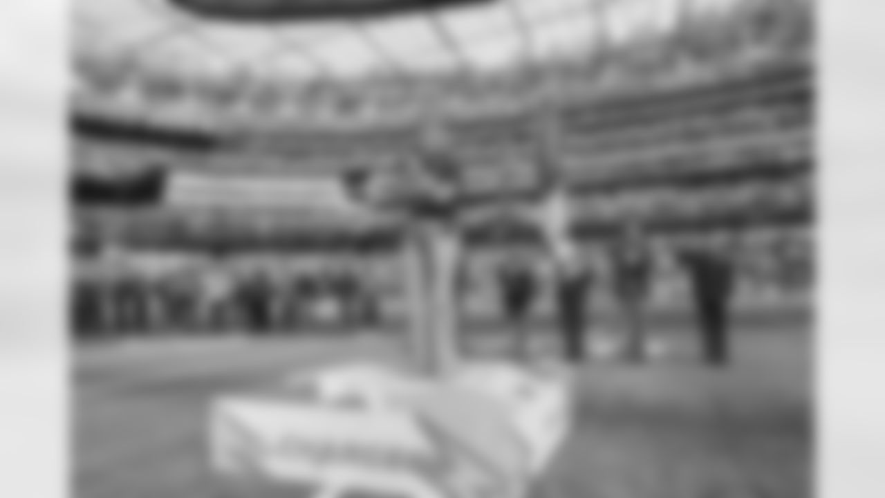 The Los Angeles Chargers prepare to play against the Seattle Seahawks at SoFi Stadium on October 23, 2022 in Inglewood, California.