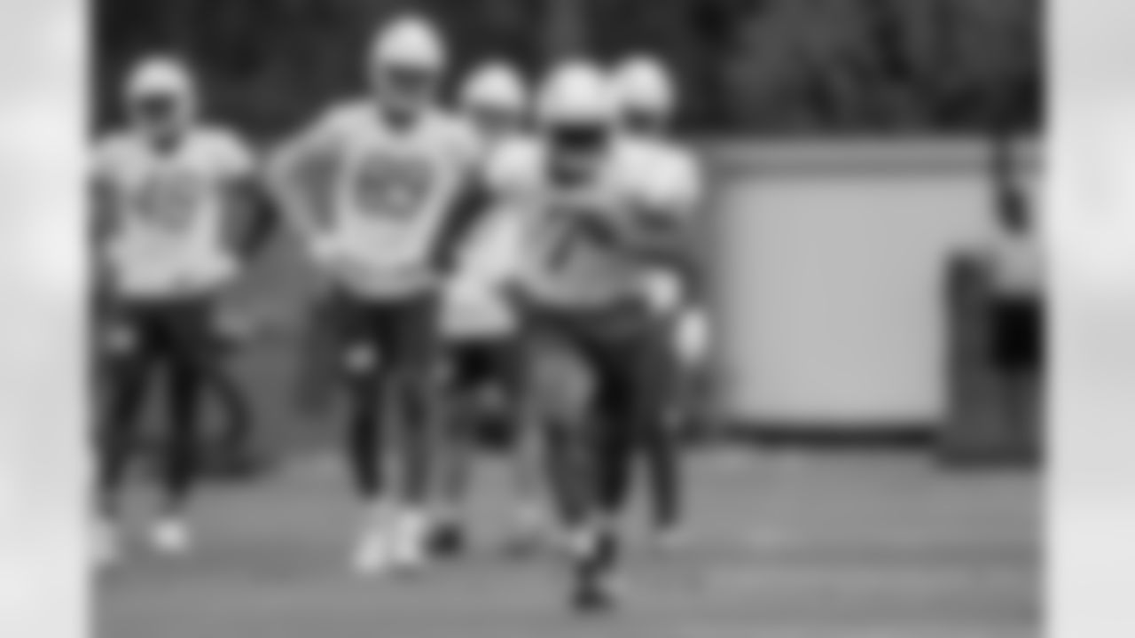Chargers players during the fifth OTA of the 2023 off-season program