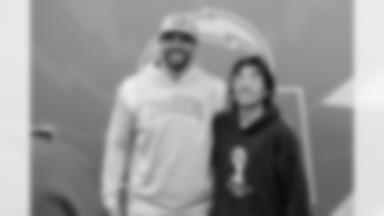 The Los Angeles Chargers host a celebration for the STEM on the Sidelines winners on Tuesday, March 28, 2023 at University High School in Irvine, CA.