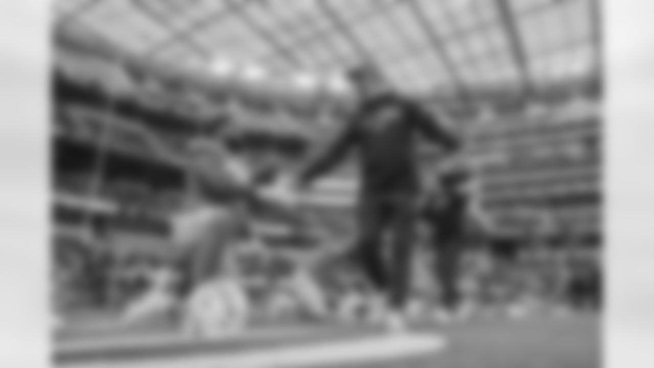 The Los Angeles Chargers prepare to play against the Denver Broncos at SoFi Stadium on October 17, 2022 in Los Angeles, California.