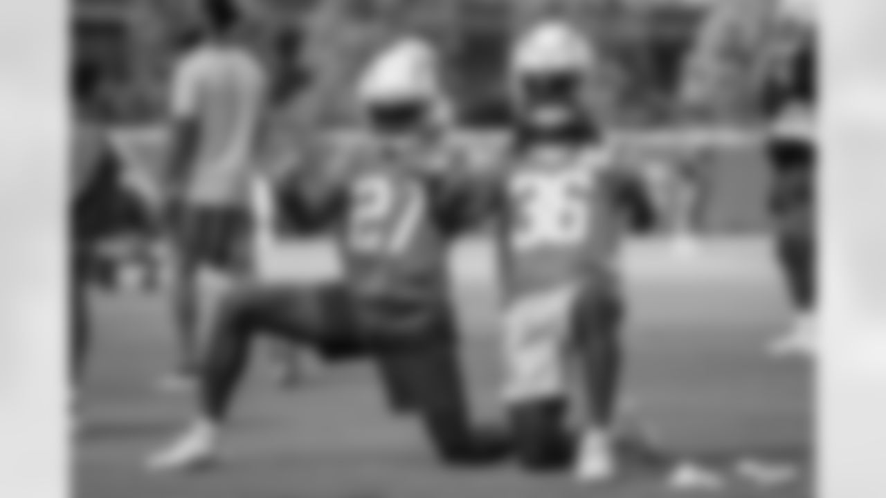 The Los Angeles Chargers practice on Friday, October 27, 2023 at Hoag Performance Center in Costa Mesa, CA.