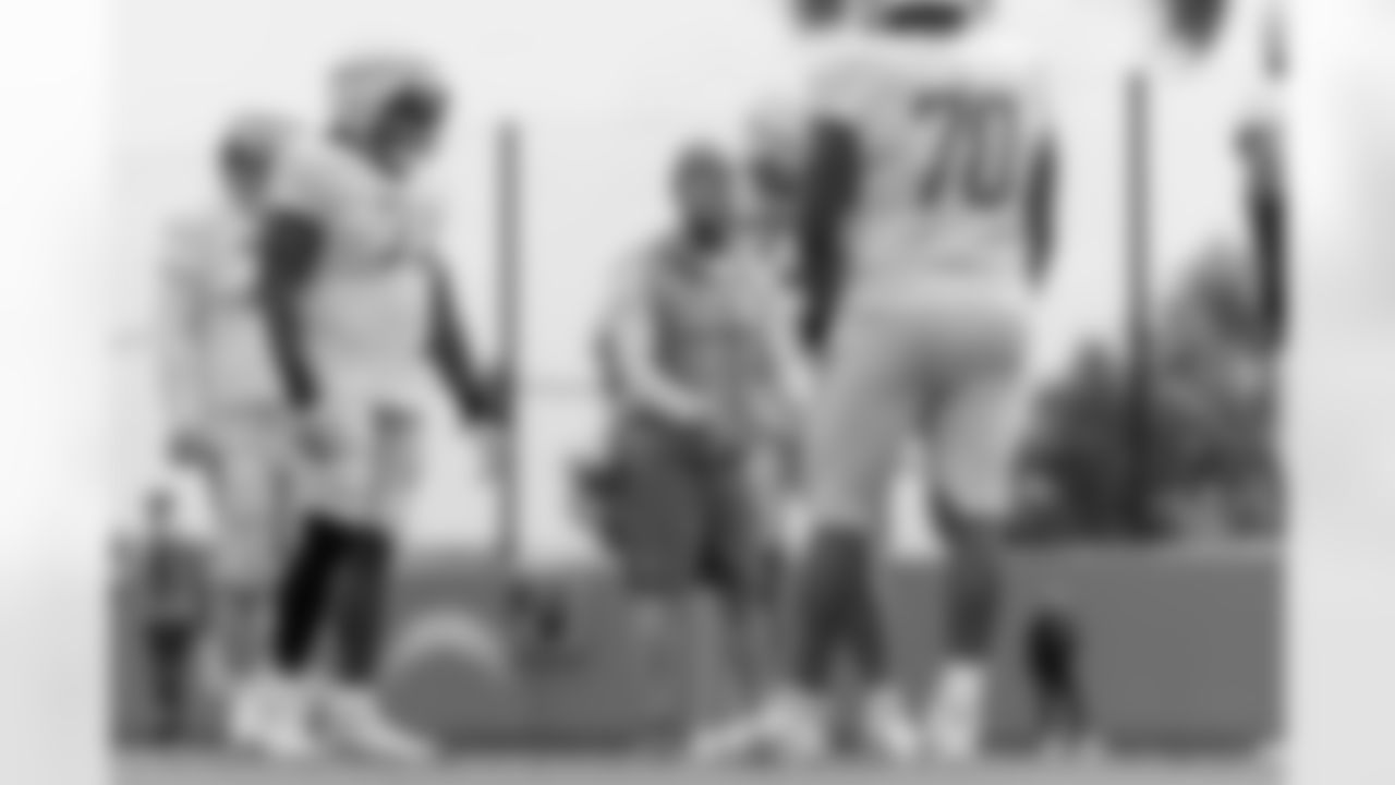 The Los Angeles Chargers practice on Thursday, September 21, 2023 at Hoag Performance Center in Costa Mesa, CA.
