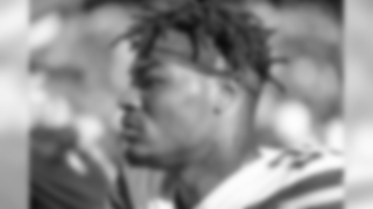 Derwin James looks at the field during warmups before the Week 9 matchup against the Seattle Seahawks at CenturyLink Field.