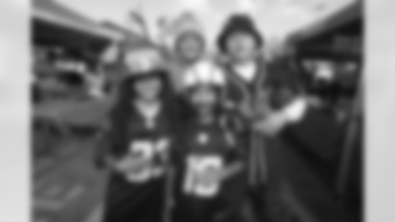 Bolt Fam show up to SoFi Stadium to root against the Seattle Seahawks on October 23, 2022 in Inglewood, California.