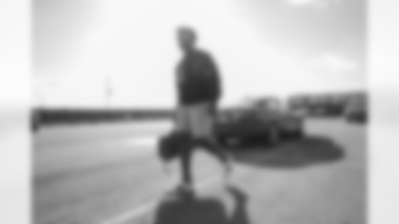 The Los Angeles Chargers arrive at SoFi Stadium to play against the Seattle Seahawks on October 23, 2022 in Inglewood, California.