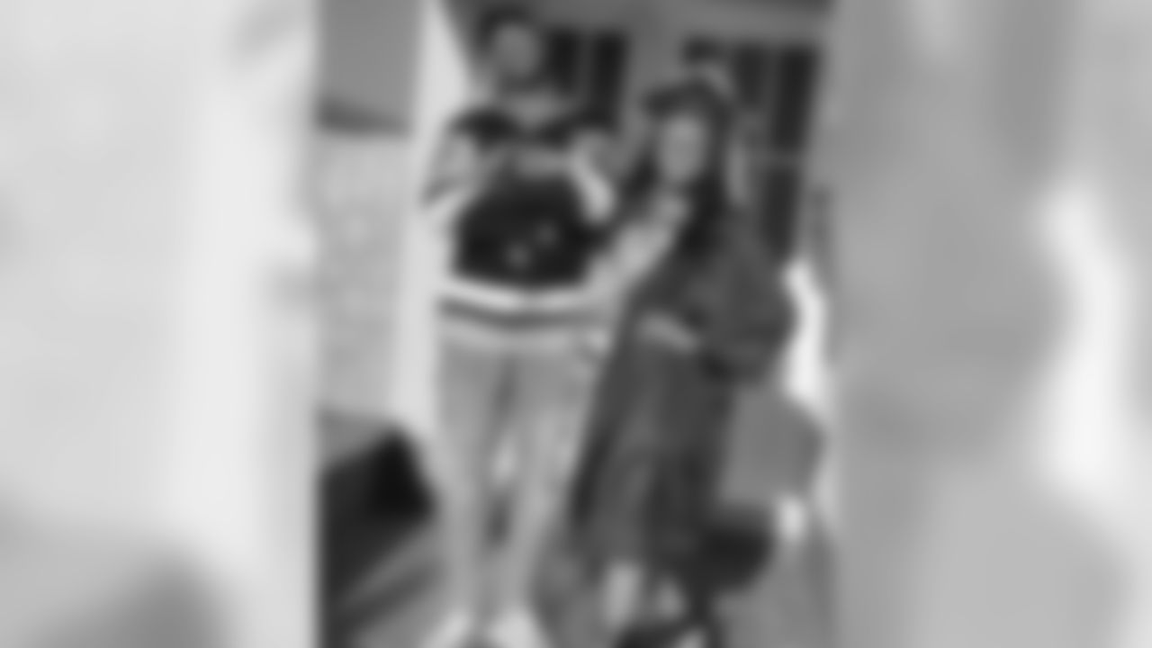 Uchenna Nwosu and his sister.