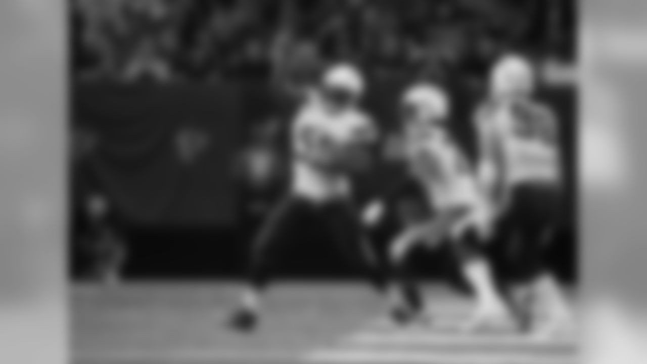 Chargers win 33-30 against the Atlanta Falcons at the Georgia Dome.
