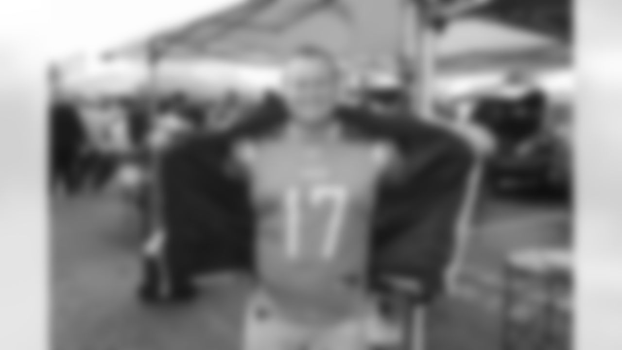 Bolt Fam show up at SoFi Stadium to root against the Miami Dolphins on December 11, 2022 in Inglewood, California.