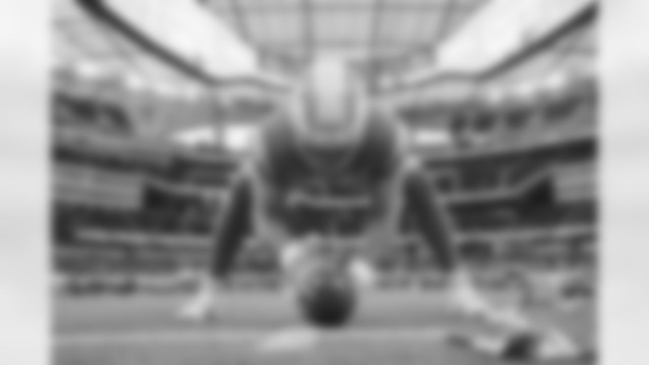 The Los Angeles Chargers prepare to play against the Miami Dolphins at SoFi Stadium on December 11, 2022 in Inglewood, California.