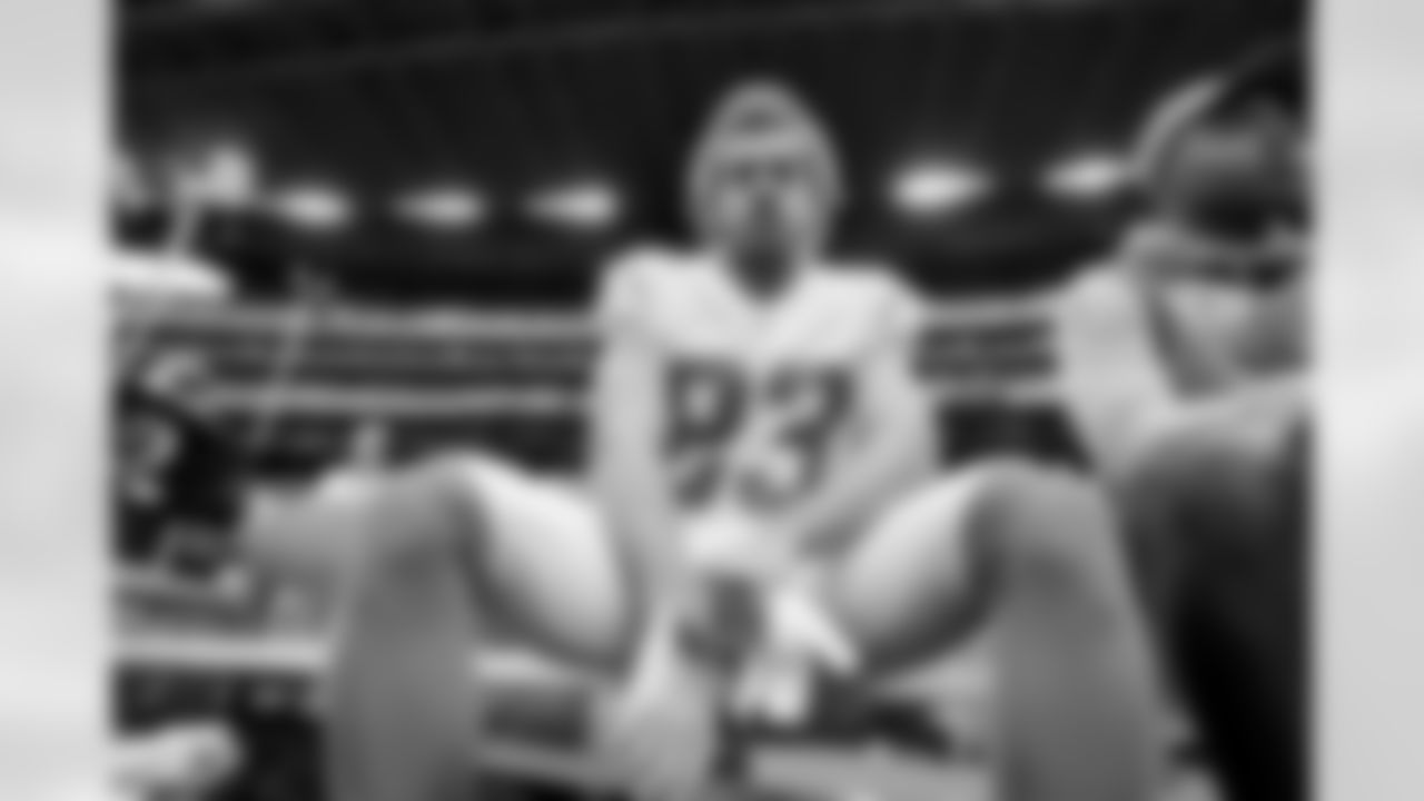 The Los Angeles Chargers prepare to play against the Houston Texans at NRG Stadium on October 2, 2022 in Houston, Texas.