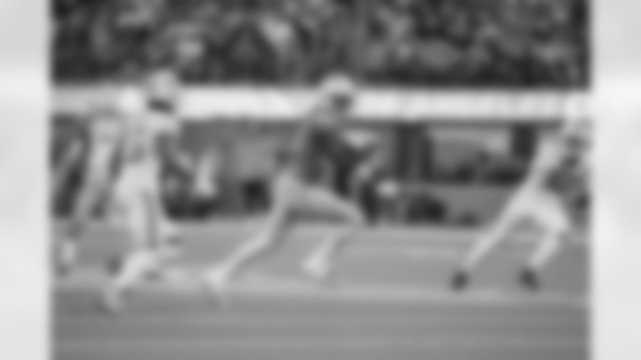 The Los Angeles Chargers defeated the Miami Dolphins by a score of 23-17 at SoFi Stadium on December 11, 2022 in Inglewood, California.