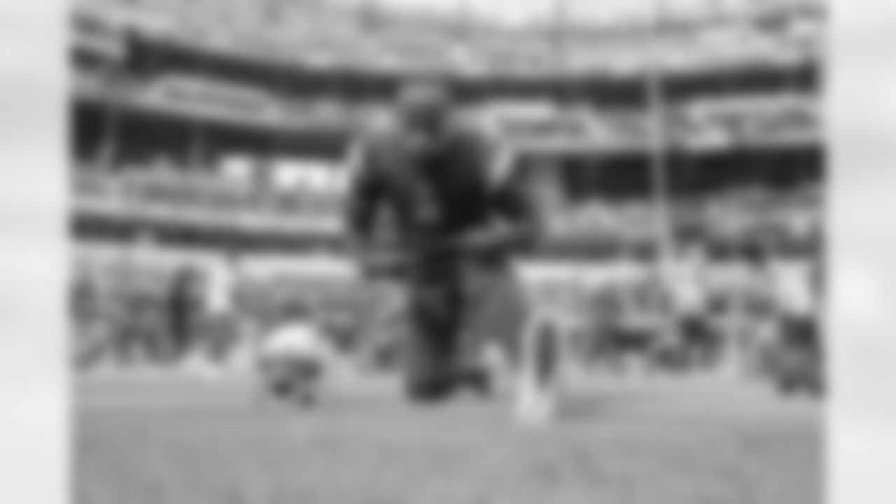 The Los Angeles Chargers prepare to play against the Tennessee Titans at SoFi Stadium on December 18, 2022 in Inglewood, California.