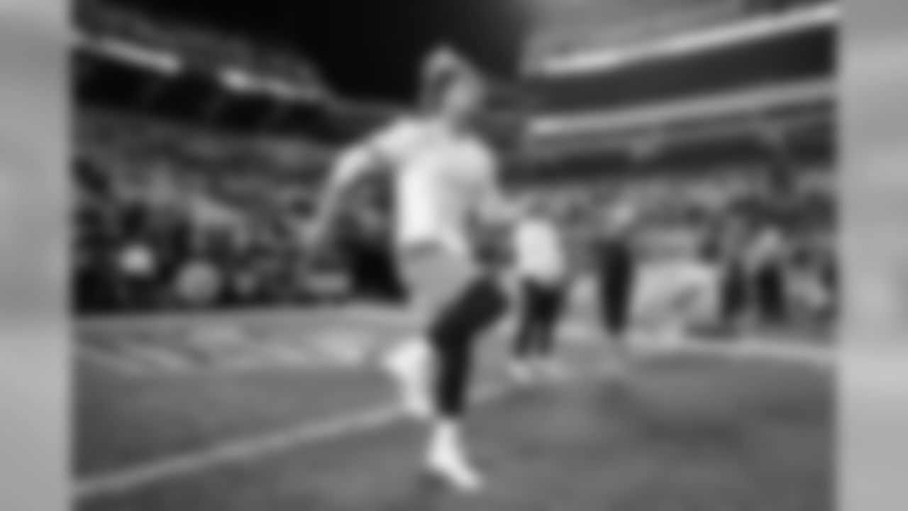 Joey Bosa warms up before the Week 13 matchup against the Pittsburgh Steelers at Heinz Field.
