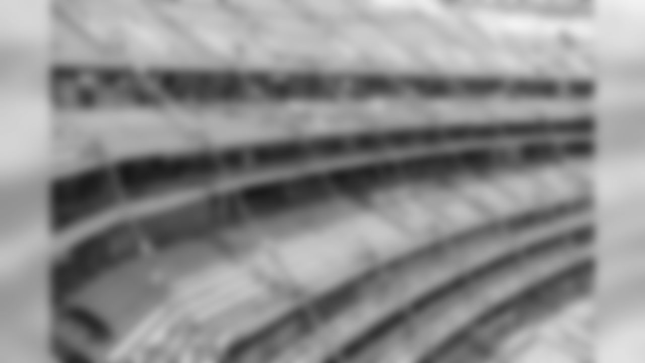 Topping out Ceremony at Los Angeles Stadium on Monday, April 15, 2019 in Inglewood, CA.