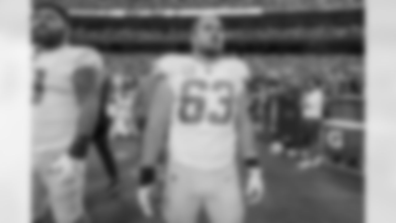 The Los Angeles Chargers prepare to play against the Kansas City Chiefs at Geha Field at Arrowhead Stadium on September 15, 2022 in Kansas City, Missouri.