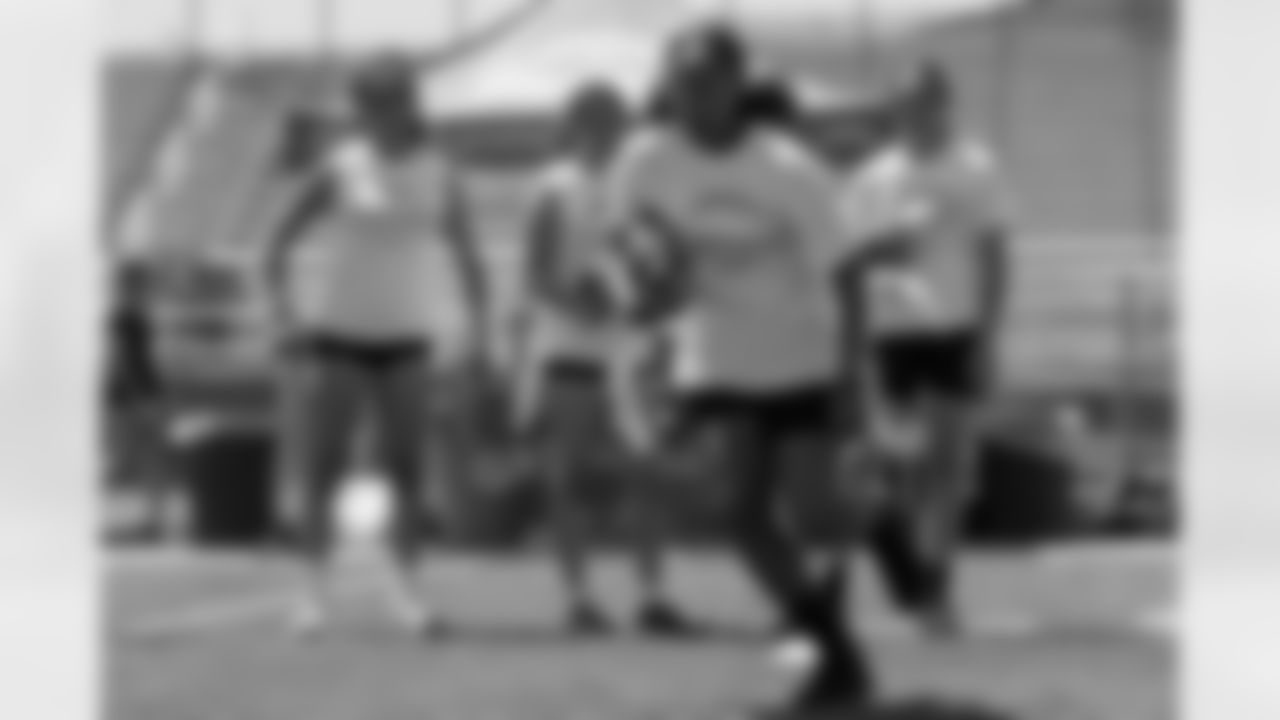 The Chargers hosted a girl's flag football camp for the Corona-Norco School District at Centennial High School.