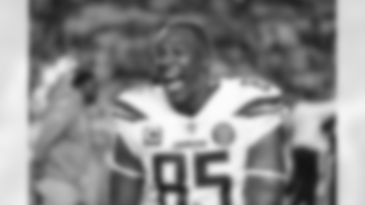 Antonio Gates smiles before the Week 13 matchup against the Pittsburgh Steelers at Heinz Field.