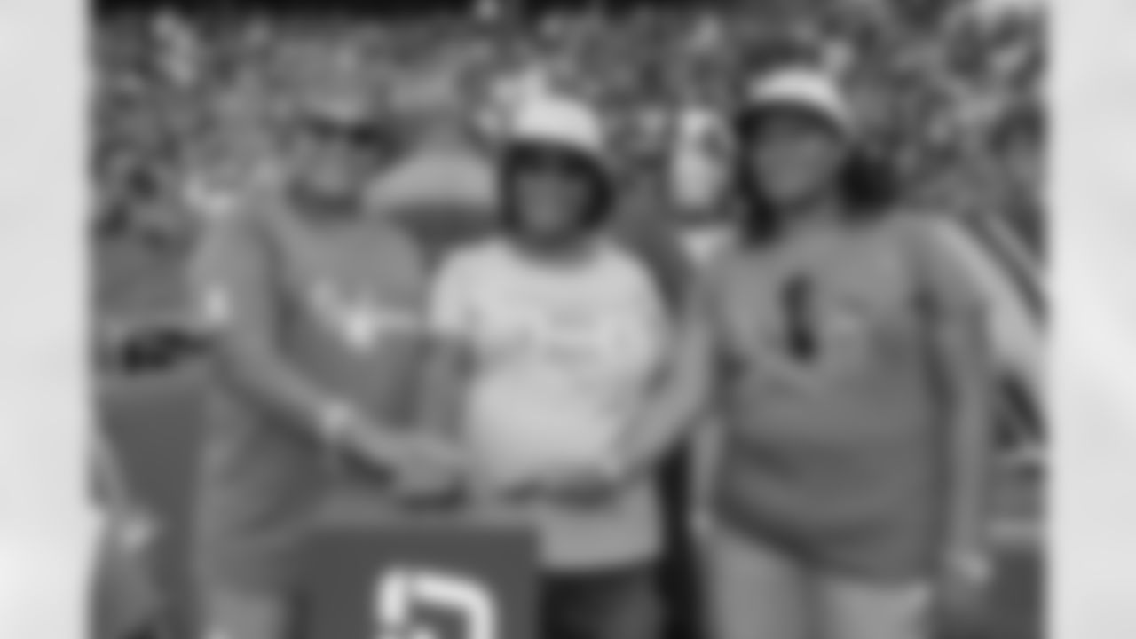 Travis Benjamin's mother Cynthia and grandmother Jackie joined Jahleel Addae's mother Jennifer in firing the cannon to kickoff the Chargers annual crucial catch game versus the Oakland Raiders. All three women are breast cancer survivors.