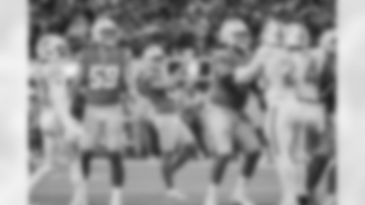 The Los Angeles Chargers defeated the Miami Dolphins by a score of 23-17 at SoFi Stadium on December 11, 2022 in Inglewood, California.