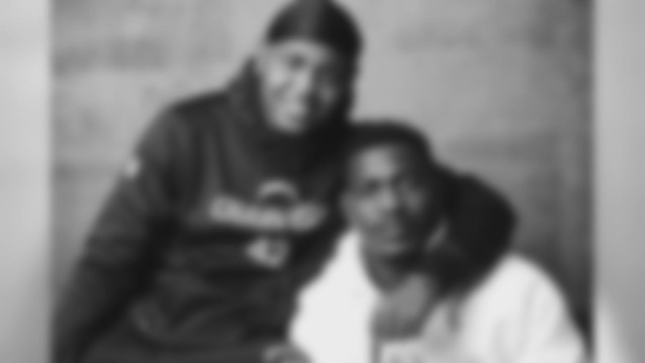 Desmond King with his brother Devon.