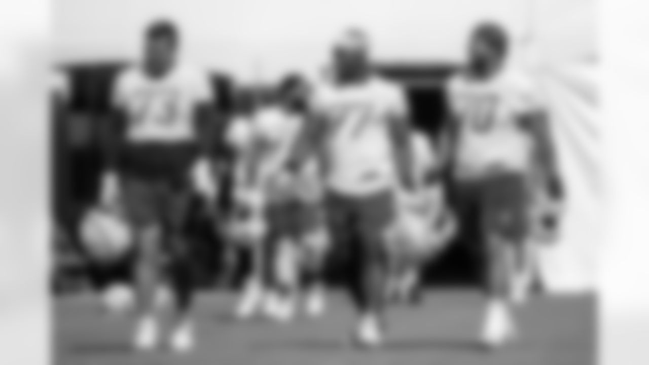 The Los Angeles Chargers practice on Saturday, October 14, 2023 at Hoag Performance Center in Costa Mesa, CA.