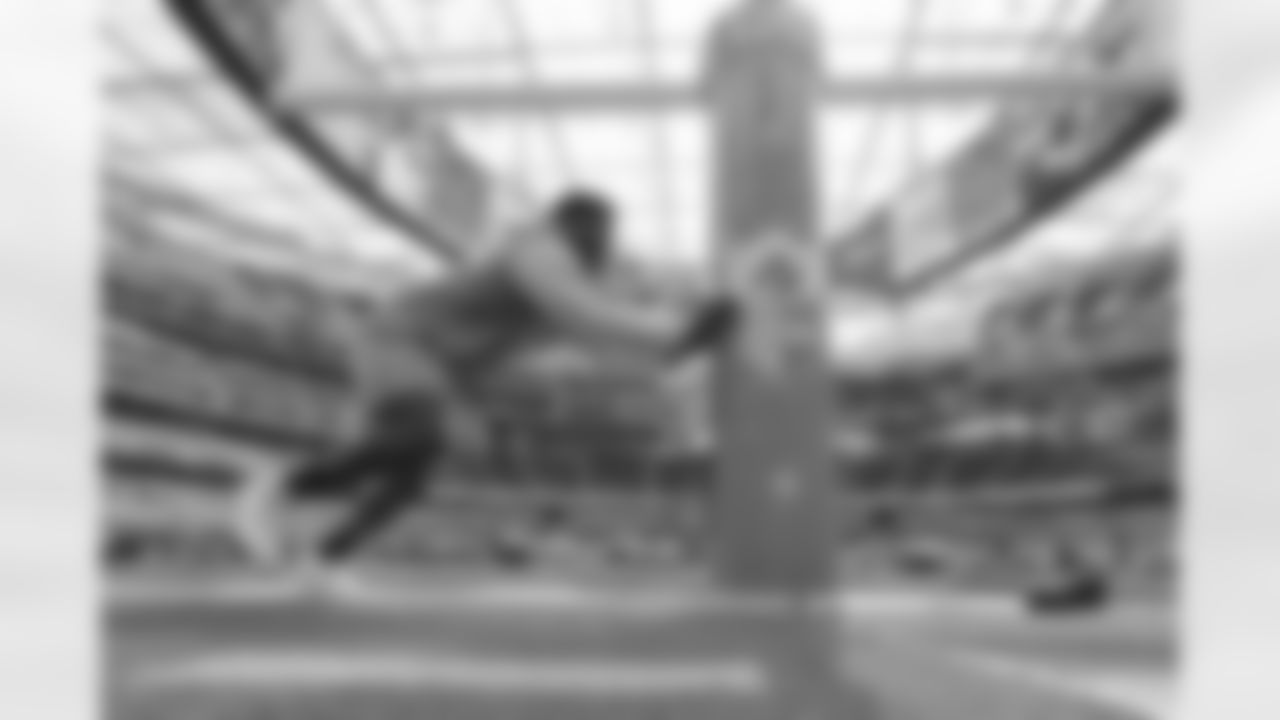 The Los Angeles Chargers prepare to play against the Seattle Seahawks at SoFi Stadium on October 23, 2022 in Inglewood, California.