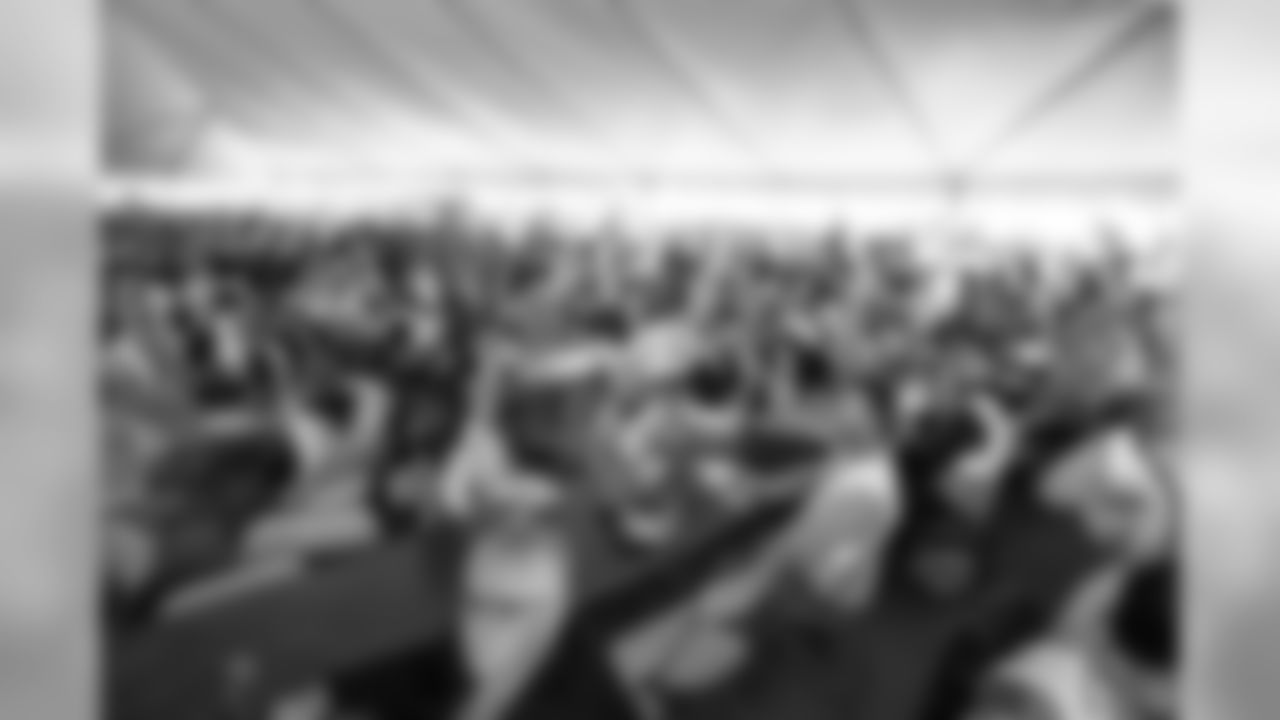 Topping out Ceremony at Los Angeles Stadium on Monday, April 15, 2019 in Inglewood, CA.