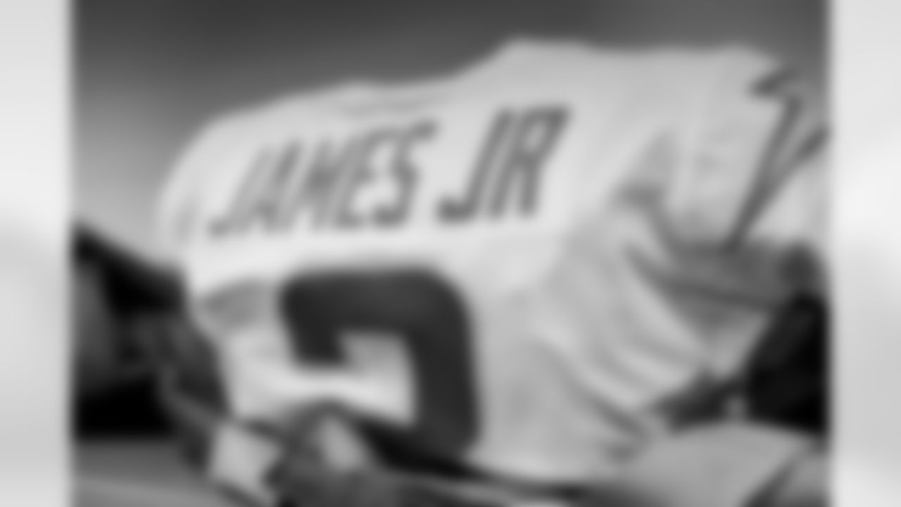 The Los Angeles Chargers prepare to play against the Cleveland Browns at FirstEnergy Stadium on October 9, 2022 in Los Angeles, California.