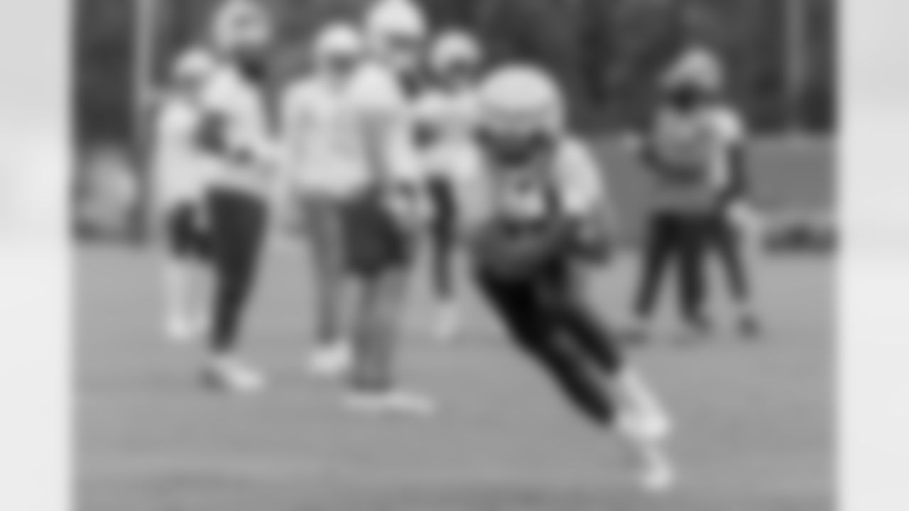 The Los Angeles Chargers practice on Friday, September 15, 2023 at Hoag Performance Center in Costa Mesa, CA.