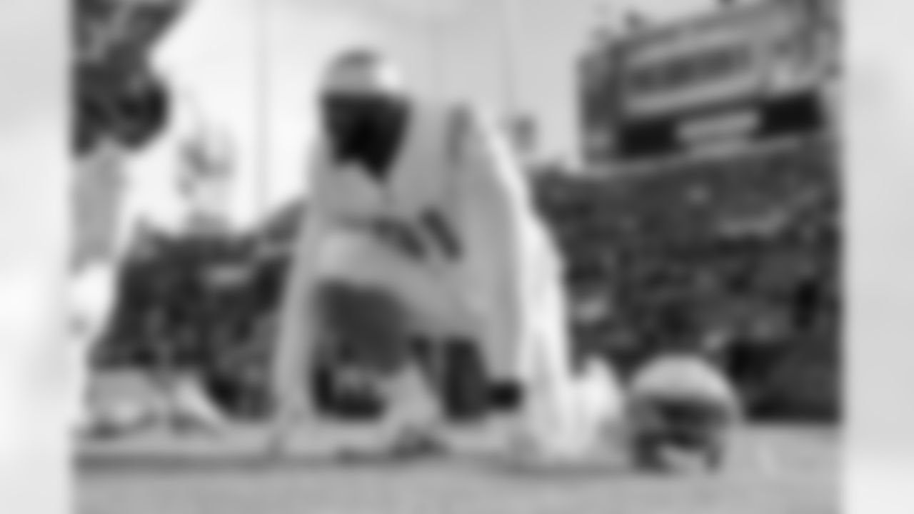 The Los Angeles Chargers prepare to play against the Denver Broncos at Empower Field at Mile High on January 8, 2023 in Denver, Colorado.