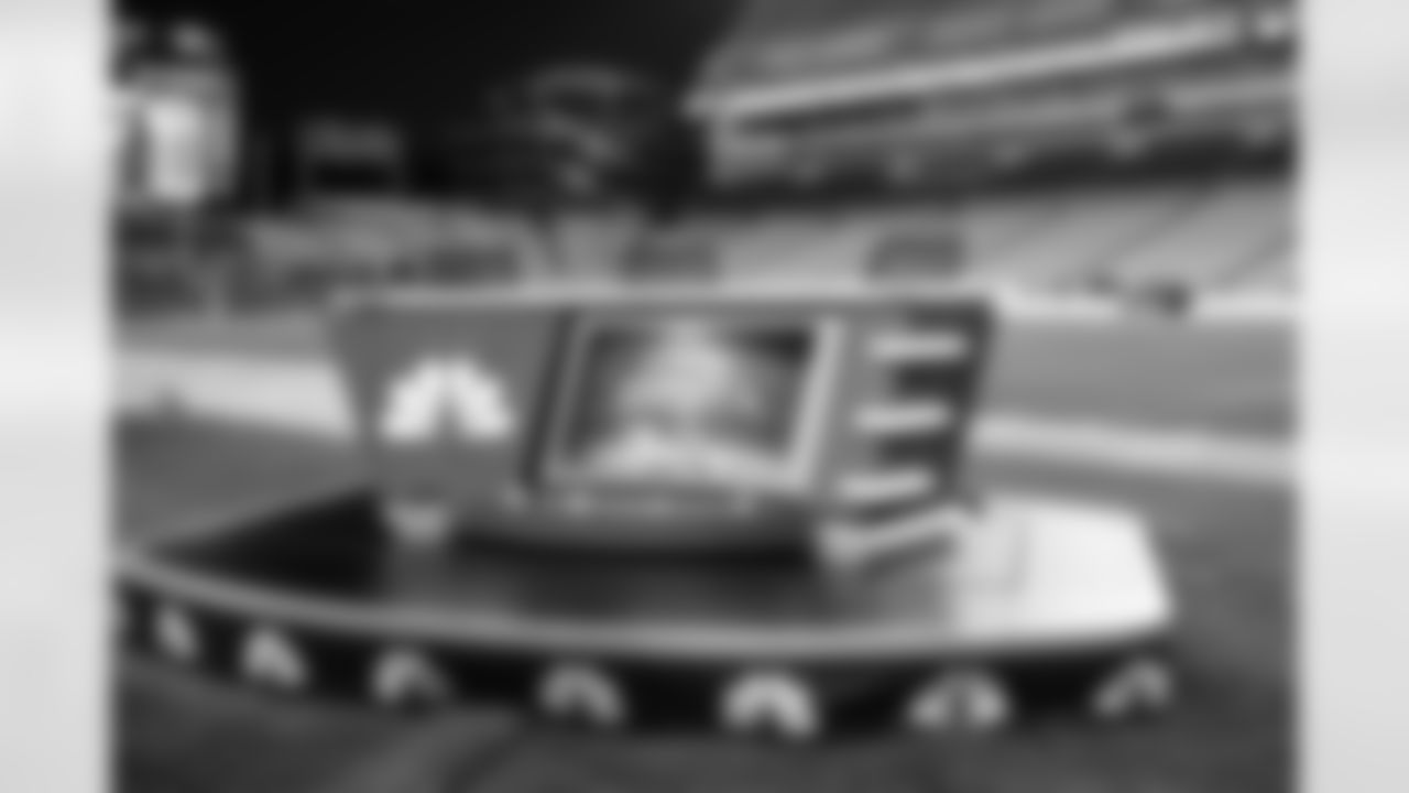 The Sunday Night Football set at Heinz Field before the Week 13 matchup against the Pittsburgh Steelers.