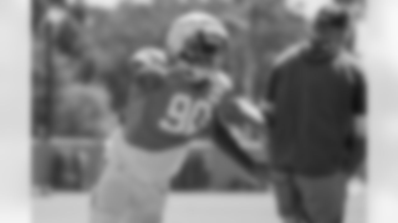 The Los Angeles Chargers practice on Wednesday, August 30, 2023 at Hoag Performance Center in Costa Mesa, CA.