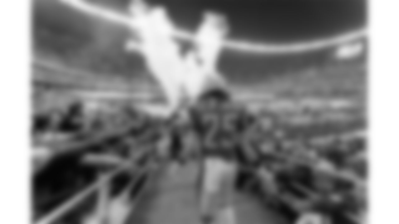 Conociendo el Azteca - Mexico's national stadium casts an imposing figure and as the teams walked through the crowd of 76,252 to the hallowed ground of the Azteca you got an idea of just how big the venue is in scale and historical significance. - Ty Nowell/Los Angeles Chargers