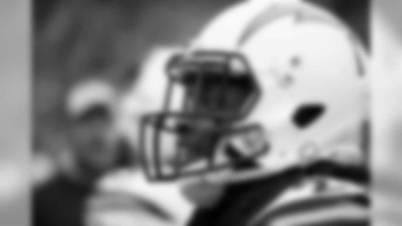Melvin Gordon before the start of the final regular season game at Broncos Stadium at Mile High on Sunday, DEC 30, 2018 in Denver, Colorado.